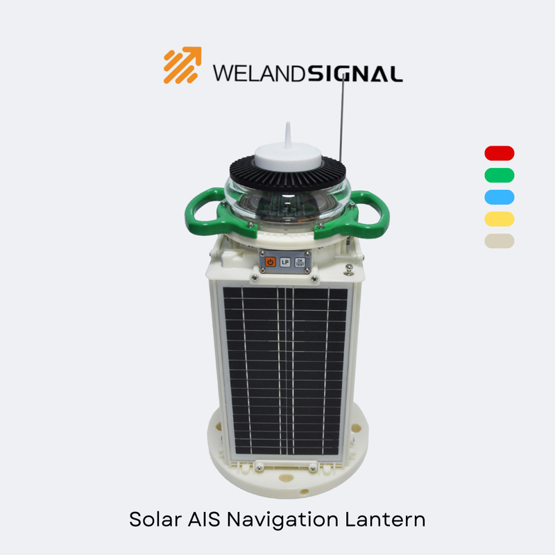 AIS60 IP68 مصباح الملاحة البحرية الشمسية مع نظام تحديد المواقع العالمي و Beidou التكامل العالمي السلس ، الملاحة الذكية