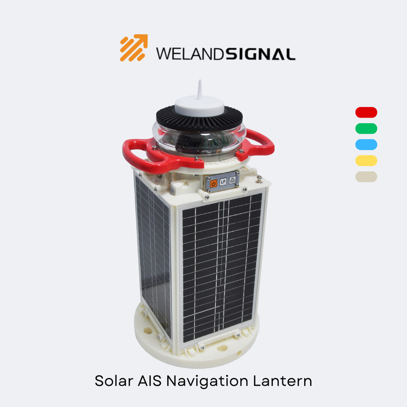 AIS60 IP68 مصباح الملاحة البحرية الشمسية مع نظام تحديد المواقع العالمي و Beidou التكامل العالمي السلس ، الملاحة الذكية